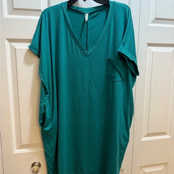 MTS Teal Casual Dress - Picture 1 of 4
